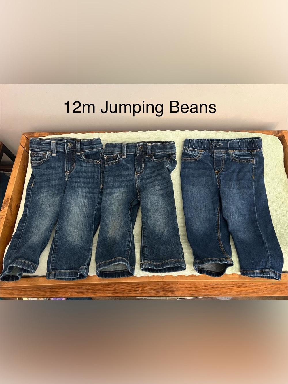 Jumping Beans Dark Blue Toddler Jeans Trio